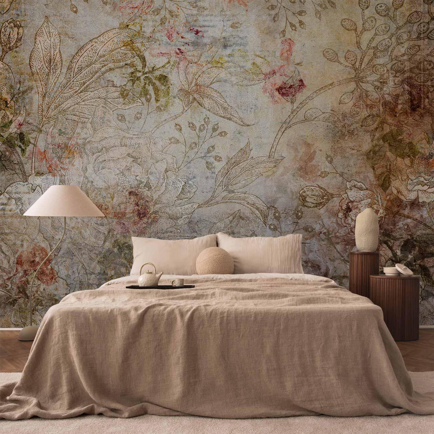 Fototapete - Old Postcard