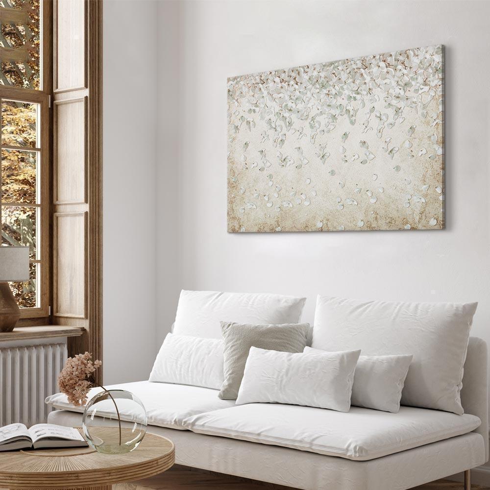 Leinwandbild - Falling Flowers (1 Part) Wide