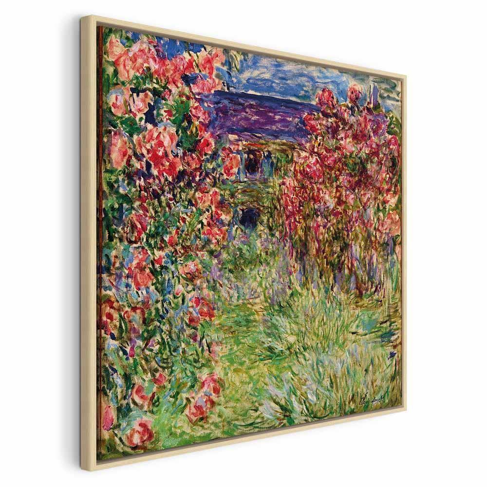 Leinwandbild - Claude Monet – La maison dans les roses