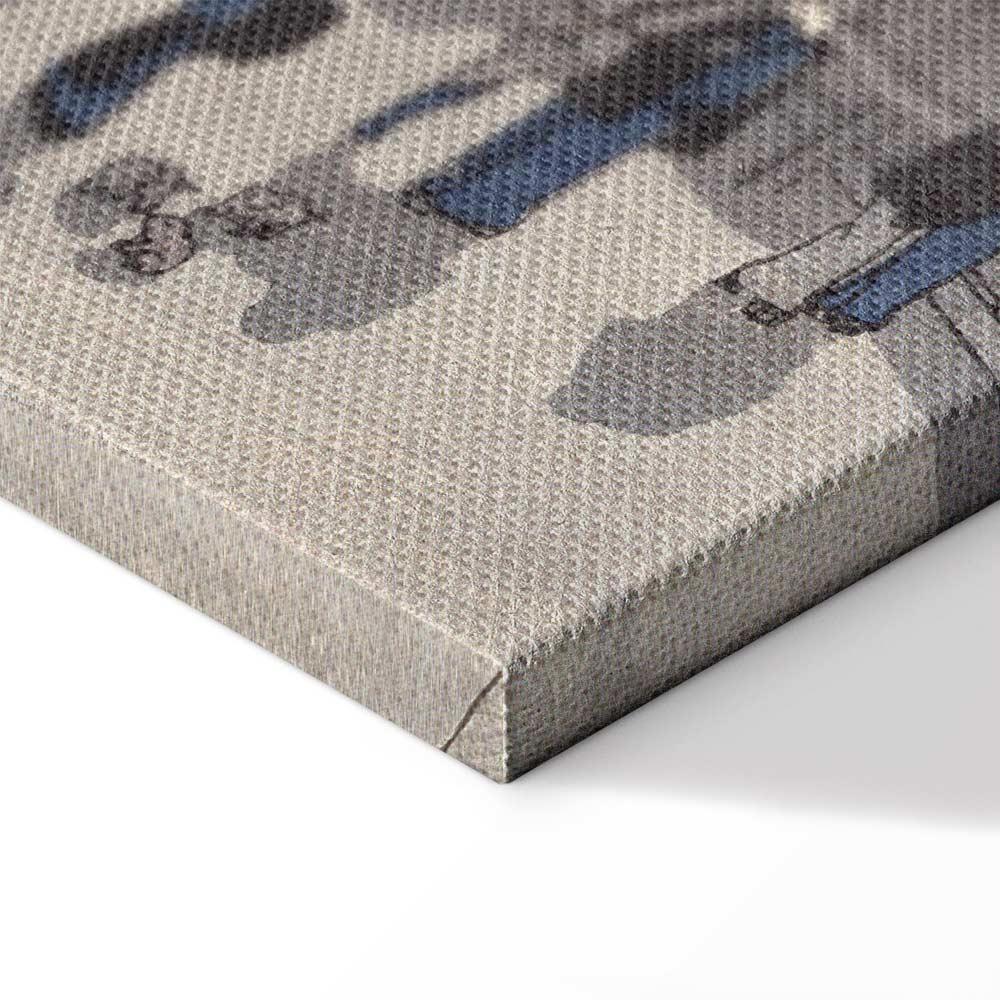 Leinwandbild - Utagawa Hiroshige – Night time view of Saruwaka Street