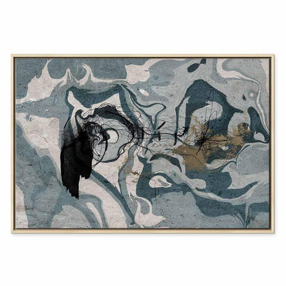 Leinwandbild - Marbled Reflection (1 Part) Wide