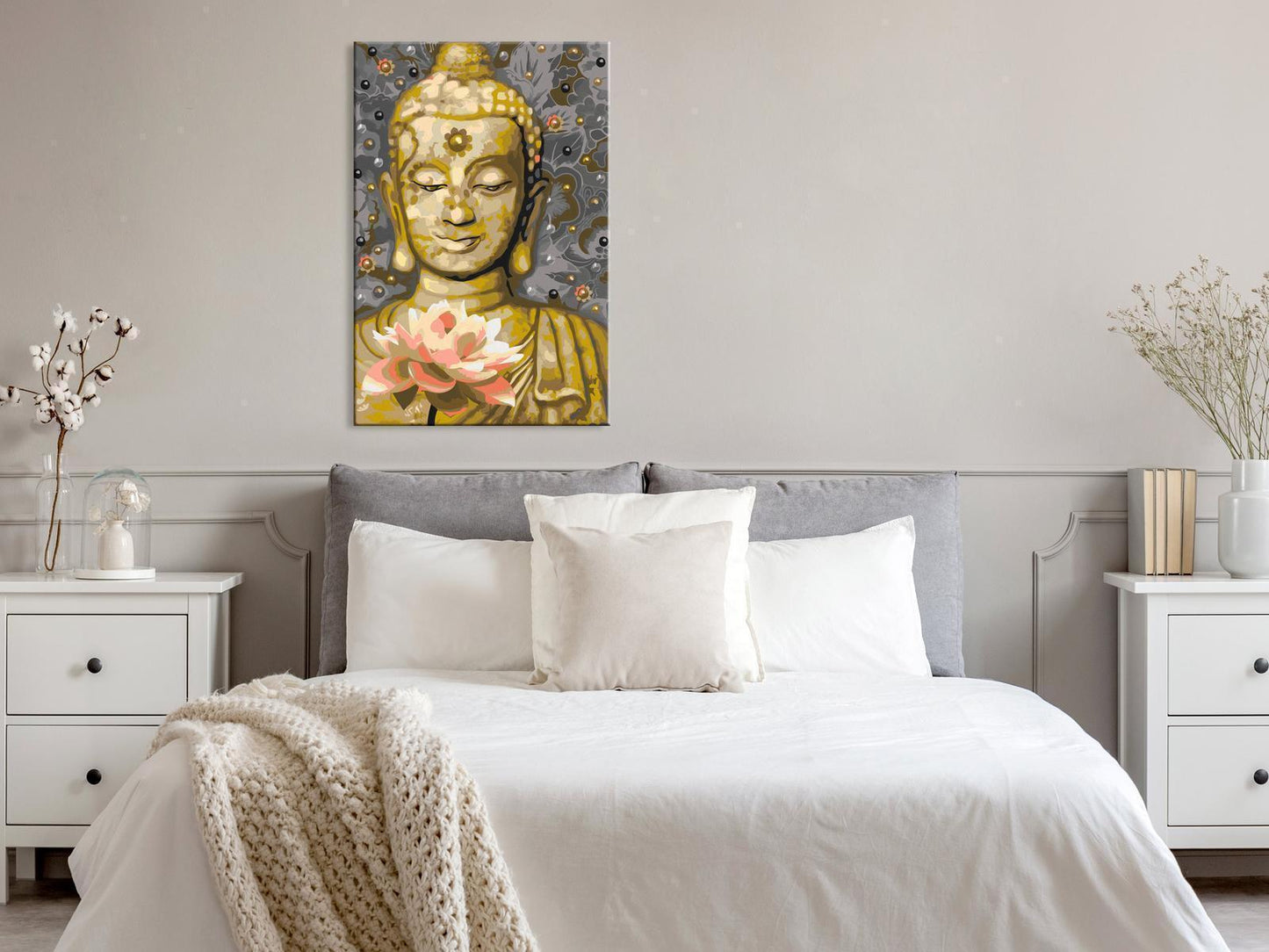 Malen nach Zahlen - Golden Statue