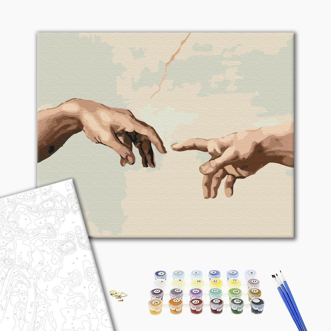 Malen nach Zahlen - Michelangelo – The Creation of Adam