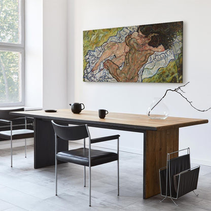 Leinwandbild - Egon Schiele – The Embrace (Lovers II)