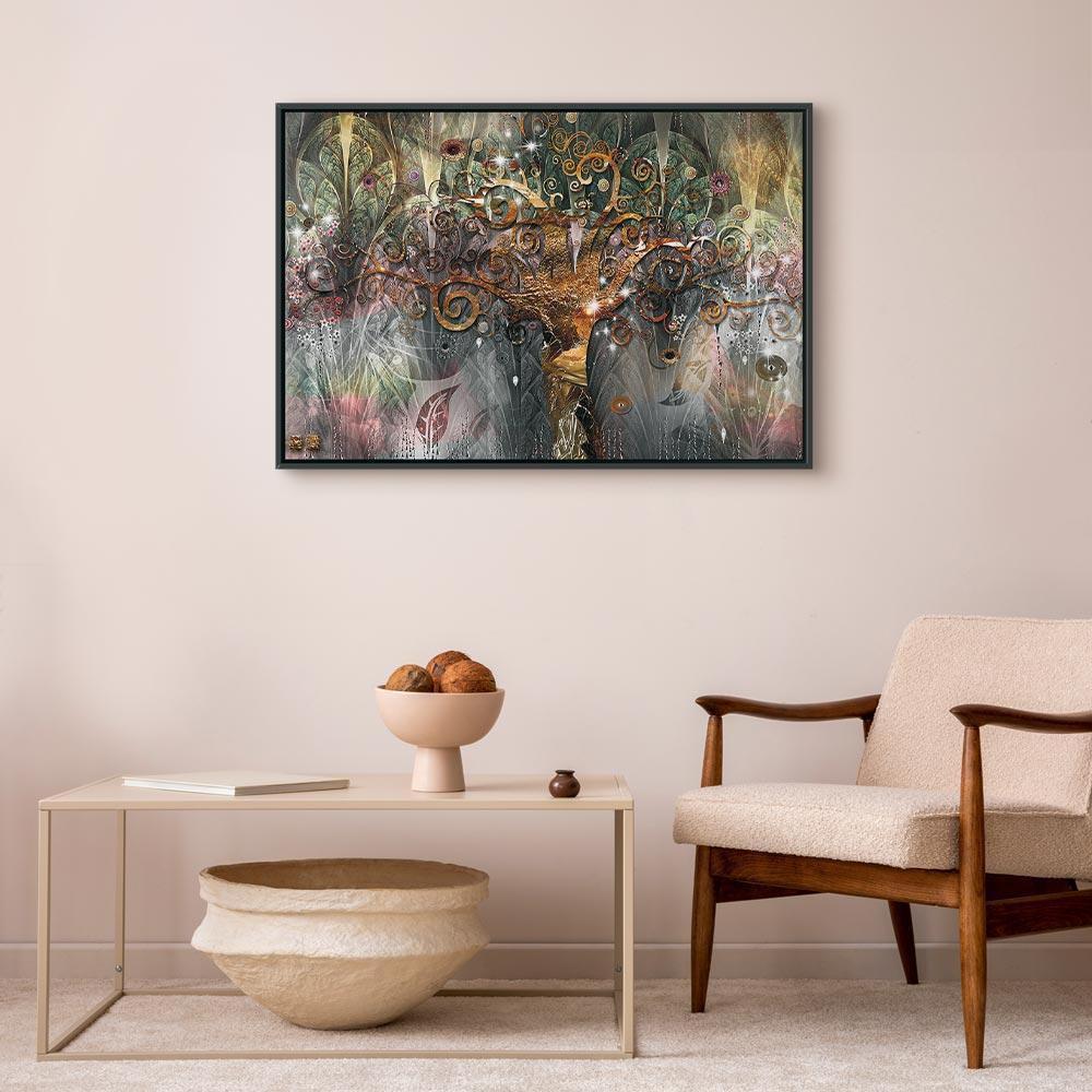 Leinwandbild - Gold Tree