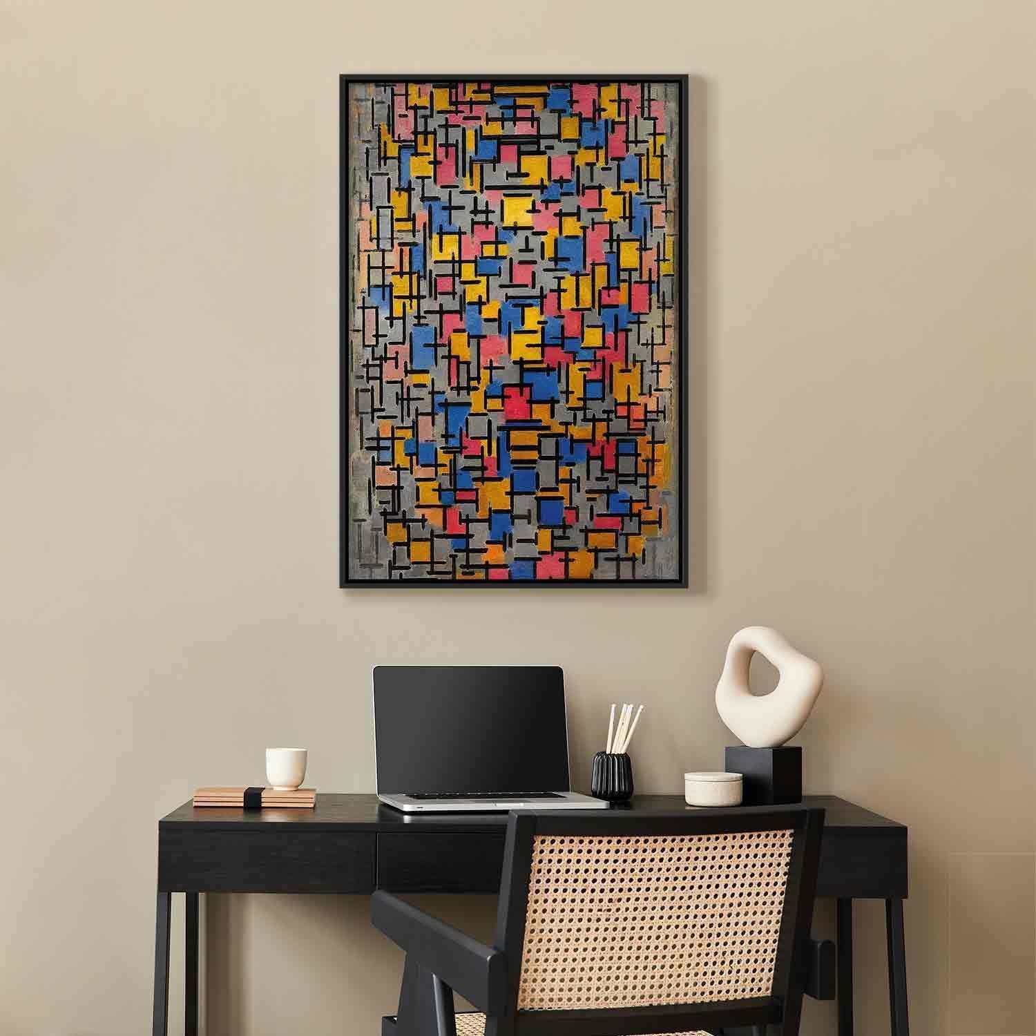 Leinwandbild - Composition (Piet Mondrian) Artgeist