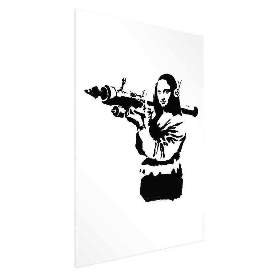 Poster - Banksy Mona Lisa