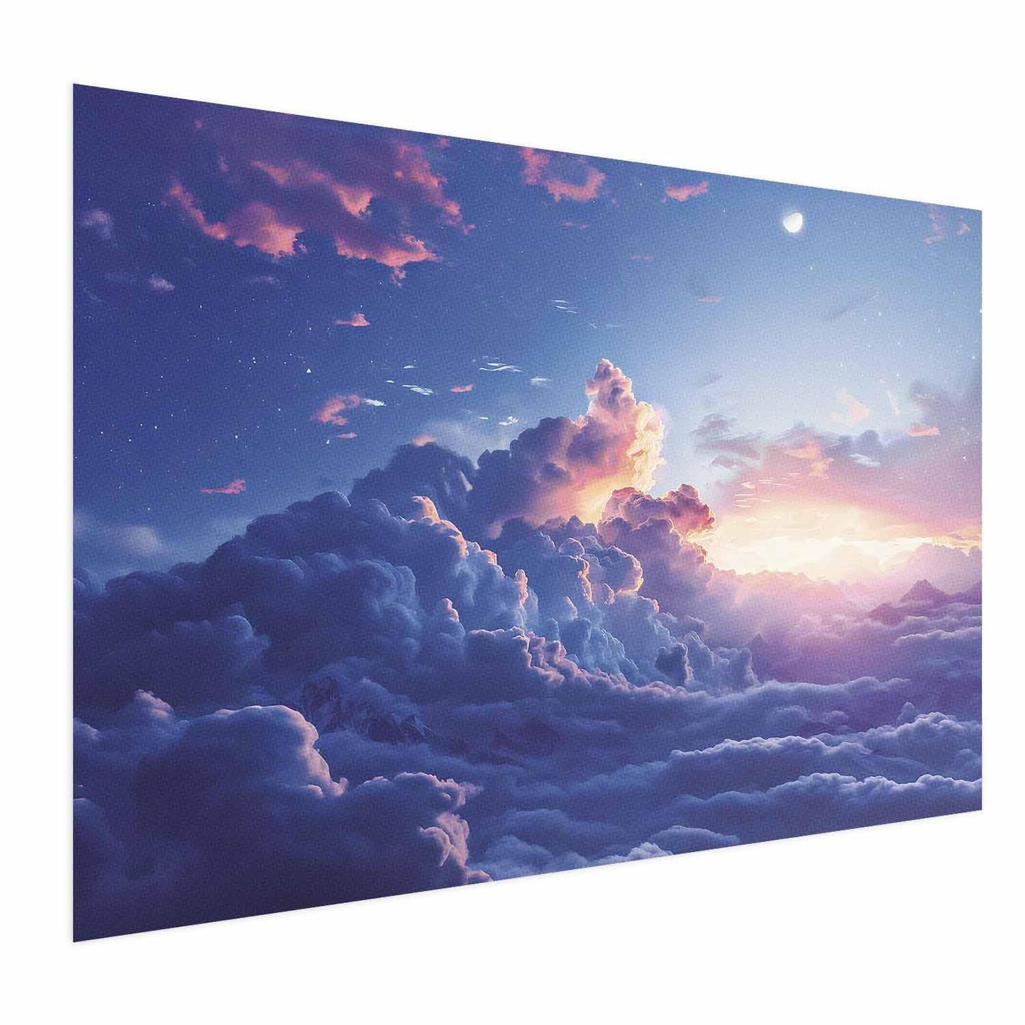 Poster Bergkonzert bei Nacht – Magische Naturstimmung