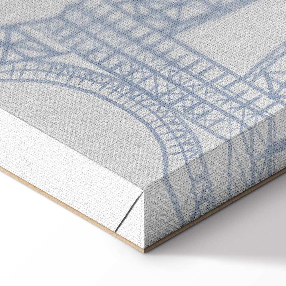 Leinwandbild - Paris in Watercolours (1 Part) Vertical