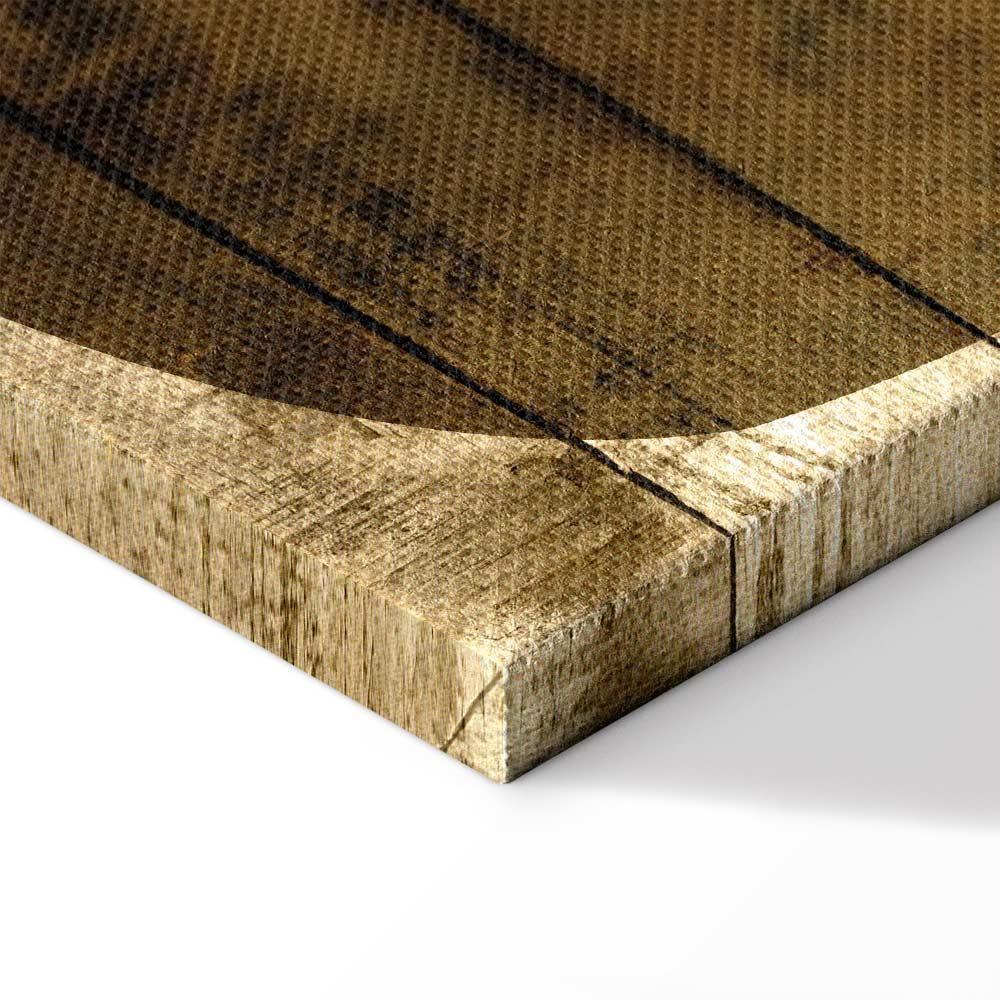 Leinwandbild - Golden Chocolate (1 Part) Vertical