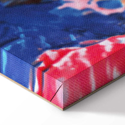 Leinwandbild - Spring Shades - A Colorful Mix of Warm and Cool Tones on Canvas