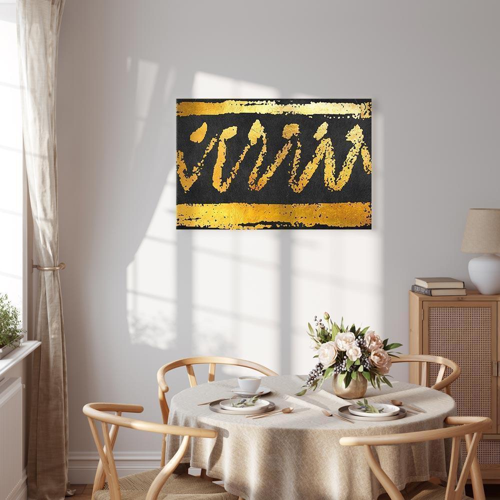 Leinwandbild - Gold Seal (1 Part) Wide