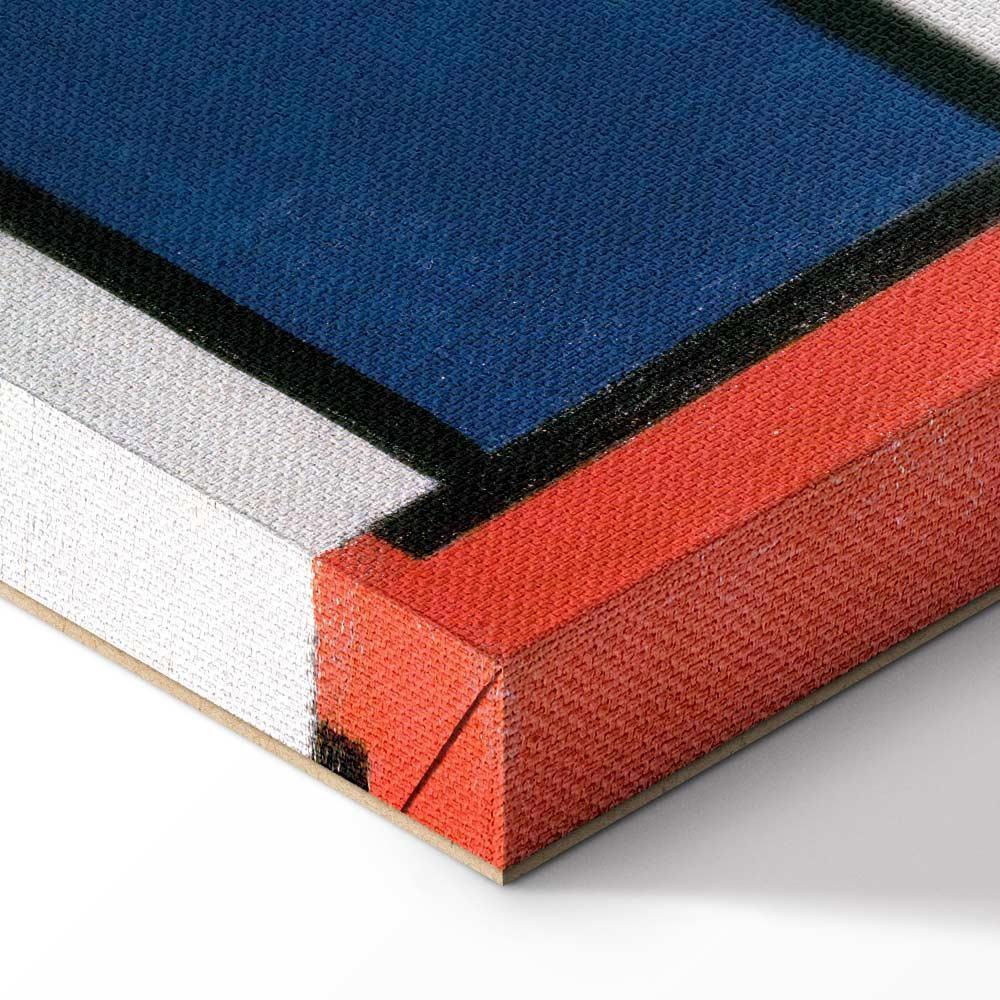 Leinwandbild - Piet Mondrian – Composition with red, yellow blue and black