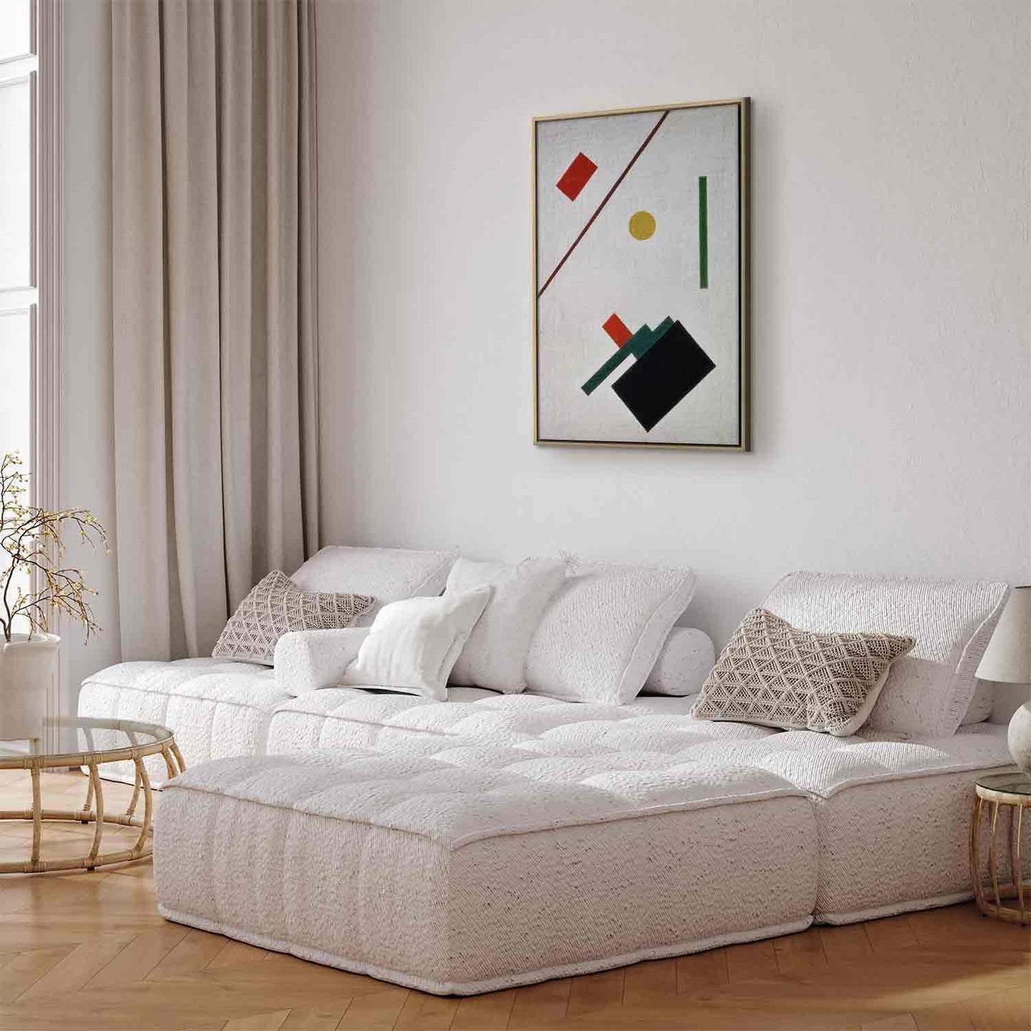 Leinwandbild - Suprematist Composition (Kazimir Malevich) Artgeist