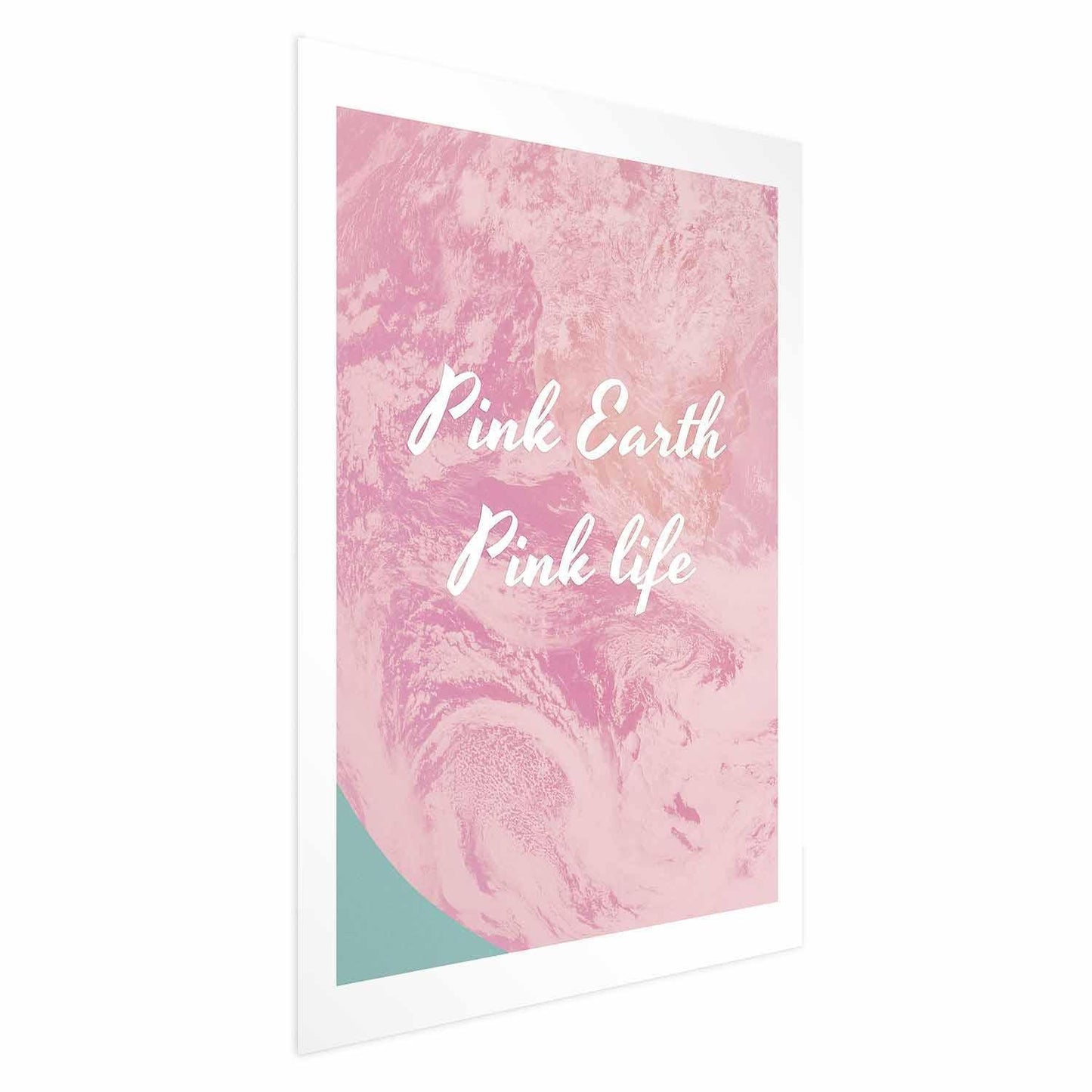 Poster - Pink Earth, Pink Life