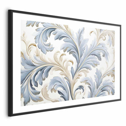 Poster - Baroque Vines in Light Colors