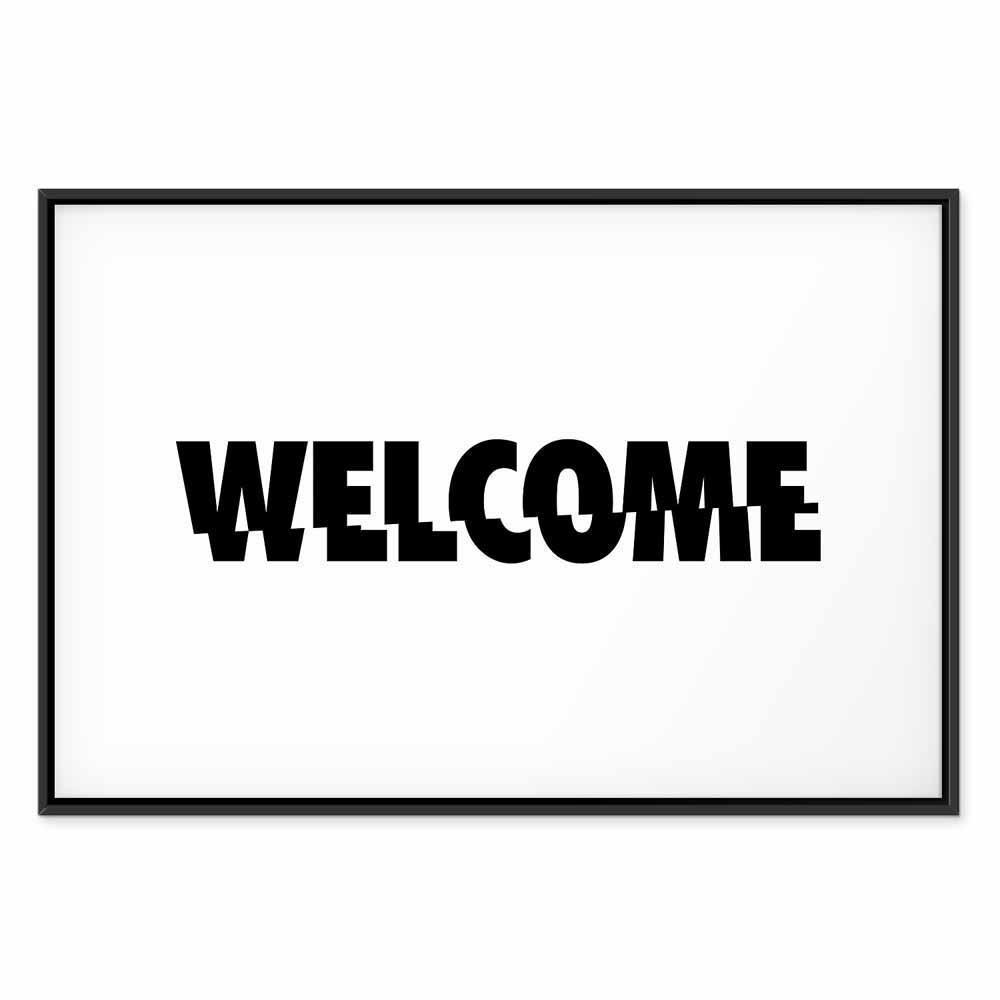 Leinwandbild - Welcome (1 Part) Wide