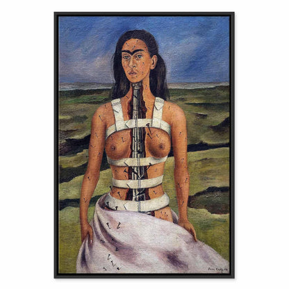Leinwandbild - Frida Kahlo – The Broken Column