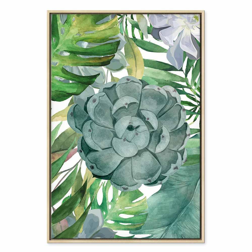 Leinwandbild - Tropical Flora (1 Part) Vertical