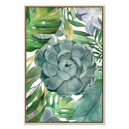 Leinwandbild - Tropical Flora (1 Part) Vertical