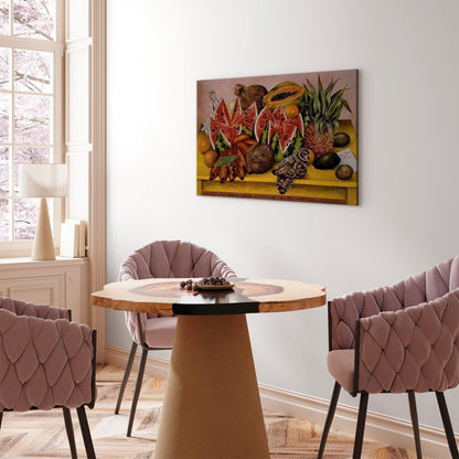 Leinwandbild - Frida Kahlo – A Bride Frightened at the Sight of Life Opened