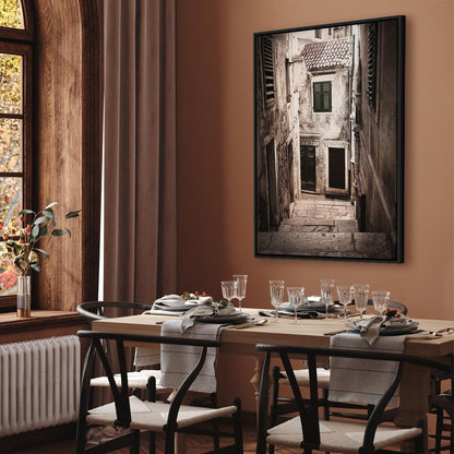 Leinwandbild - Retro Alley (1 Part) Vertical