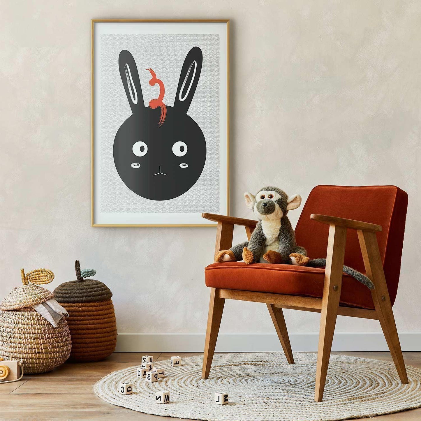 Poster Hase sieht alles – Magisch, surreal & geheimnisvoll