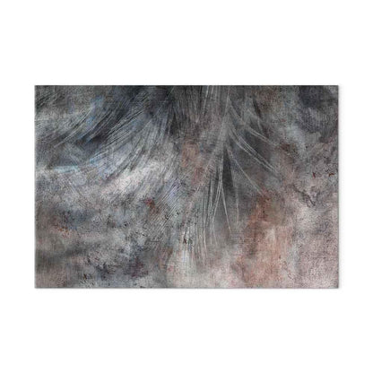 Leinwandbild - Grey Feather (1 Part) Wide