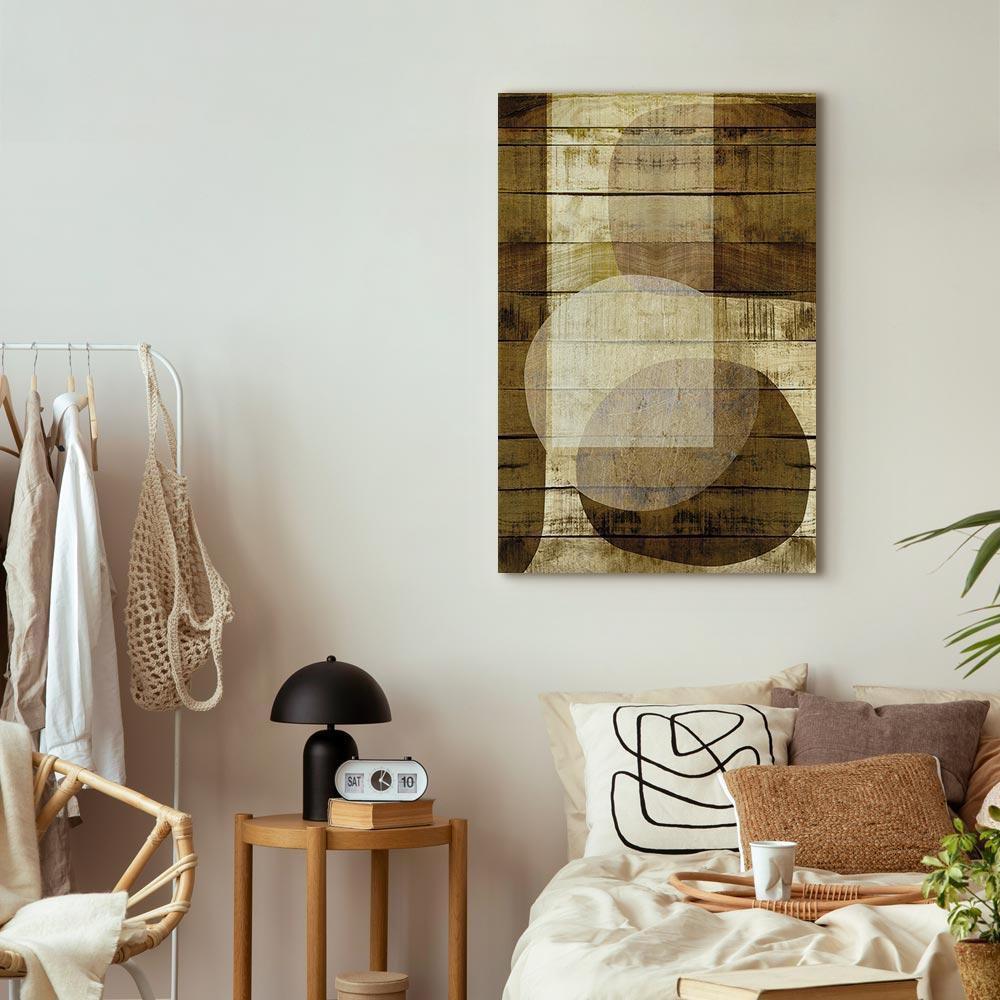 Leinwandbild - Golden Chocolate (1 Part) Vertical