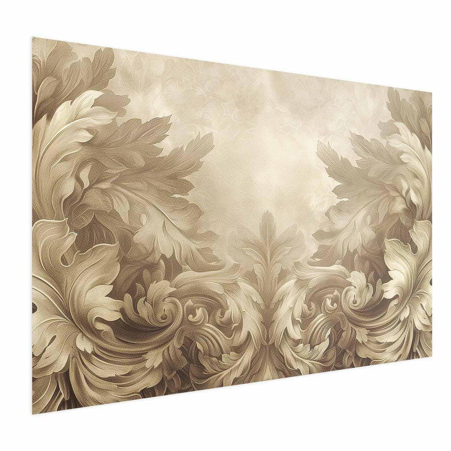 Poster - Carved Ornaments in Sepia Shades Artgeist