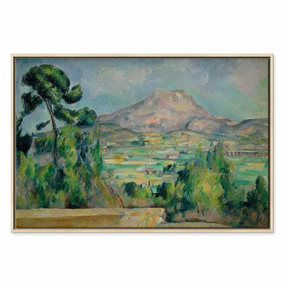 Leinwandbild - Paul Cézanne – Mount Saint Victoria
