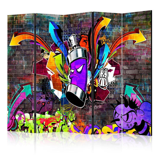 Paravent - Graffiti: Colourful attack II Artgeist