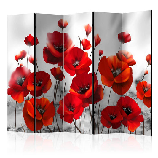 Paravent - Poppies in the Moonlight II Artgeist