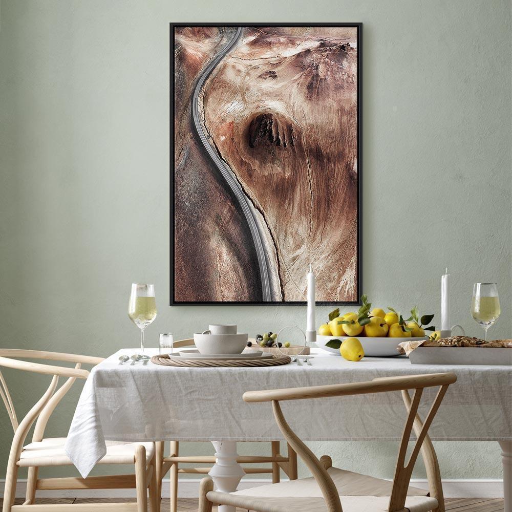 Leinwandbild - Mountain Serpentine (1 Part) Vertical