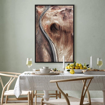 Leinwandbild - Mountain Serpentine (1 Part) Vertical