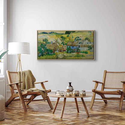 Leinwandbild - Vincent Van Gogh – Farms near Auvers