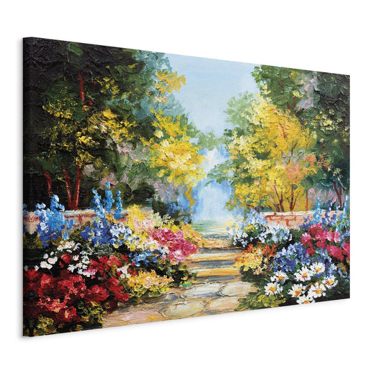 Leinwandbild - The Flowers Alley Artgeist