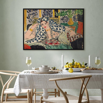 Leinwandbild - Henri Matisse – Odalisque at Fautenuil