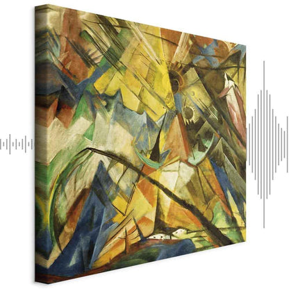 Leinwandbild - Franz Marc – Tirol