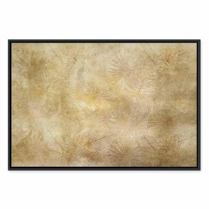 Leinwandbild - Vintage Leaves (1 Part) Wide