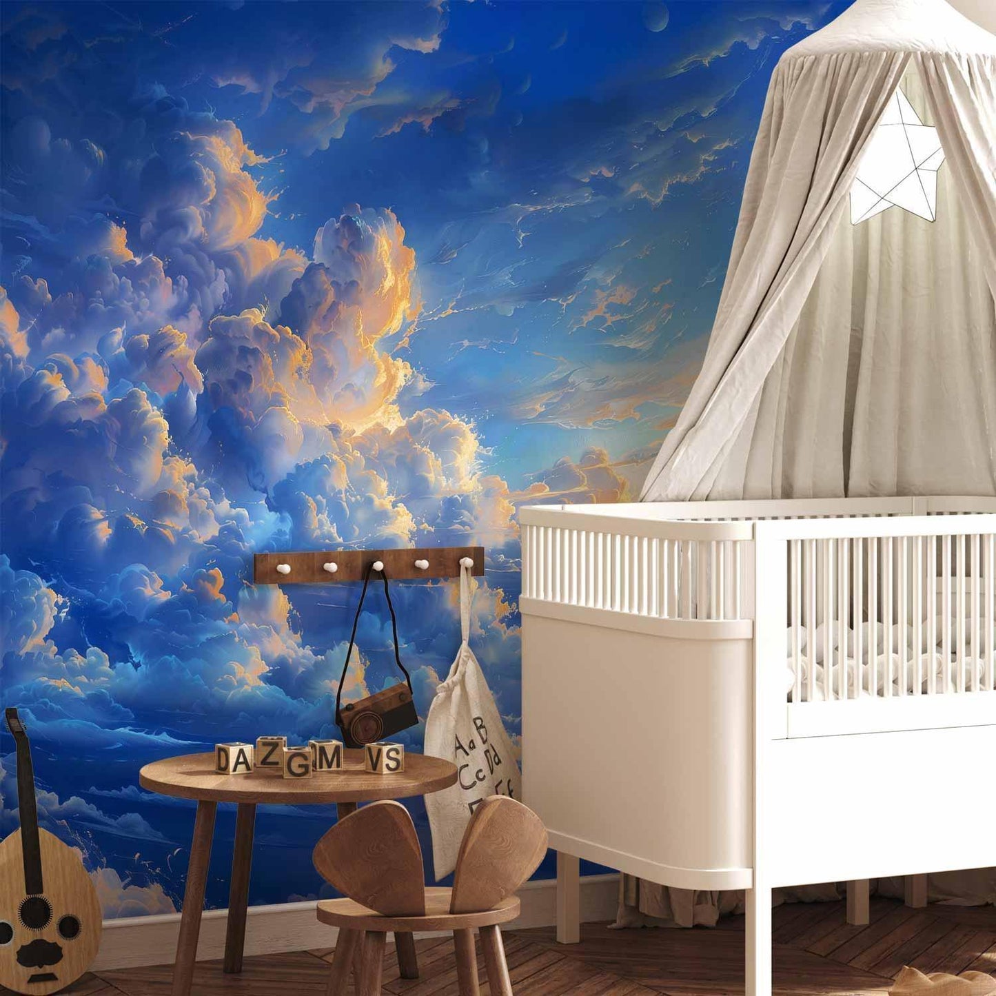 Fototapete - When the Sky Becomes a Canvas: Artistic Creation of Nature in the Clouds