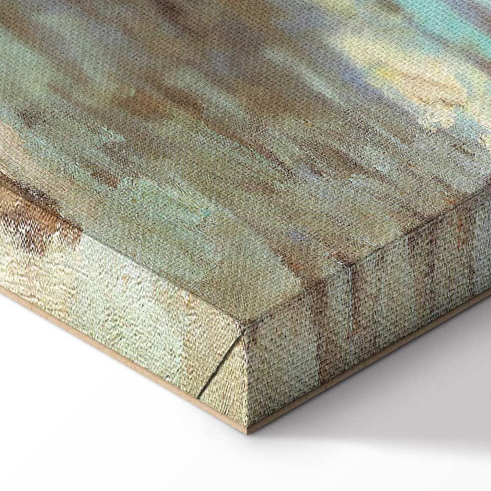 Leinwandbild - Vincent van Gogh – Fishing Boats on the Beach