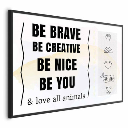 Poster - Be Yourself Artgeist