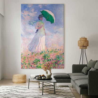 Wandbild XXL - Claude Monet – Woman with a Parasol, facing right