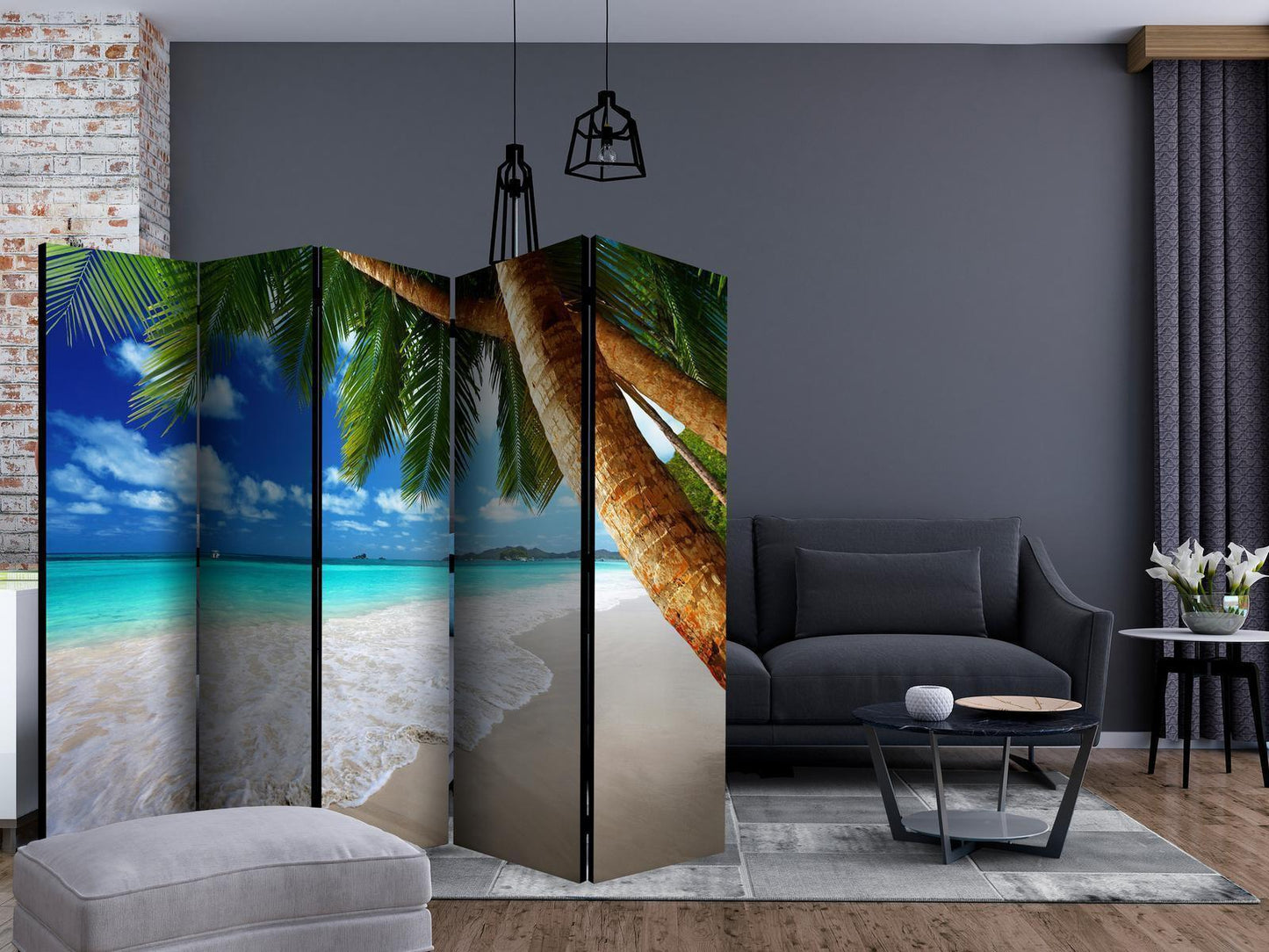 Paravent - Tropical island II Artgeist