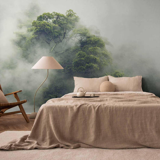 Fototapete Nebel über dem Amazonas – Mystik und Natur im Einklang