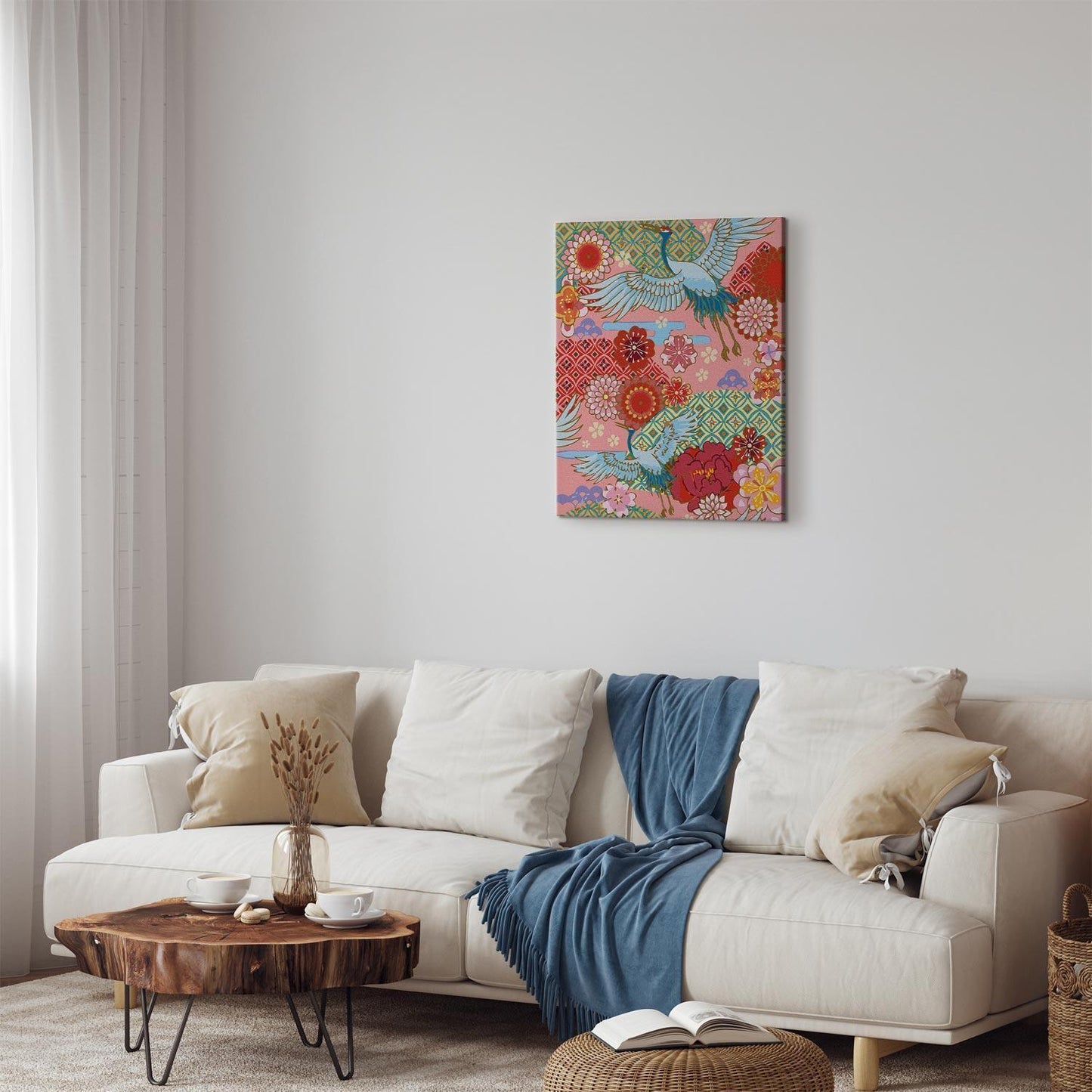 Malen nach Zahlen - Spring Cranes