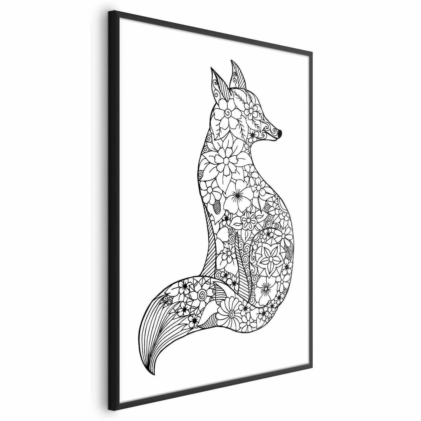 Poster - Fox in Flowers Artgeist
