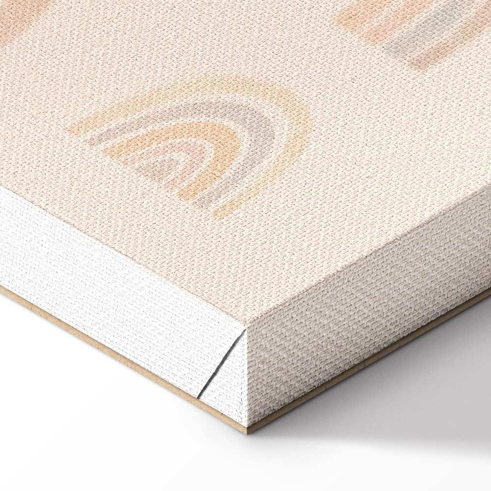 Leinwandbild - August Sky - Various Sizes of Rainbows in Calm Colors