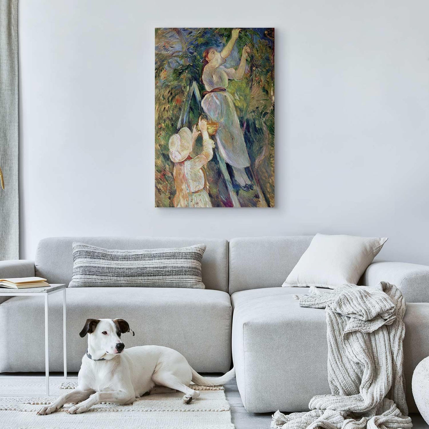 Leinwandbild - Berthe Morisot – The Cherry Picker